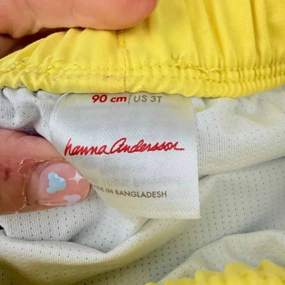 Hanna Andersson Blue Cabana Stripe Swim Shorts, 3T - Picture 3 of 5